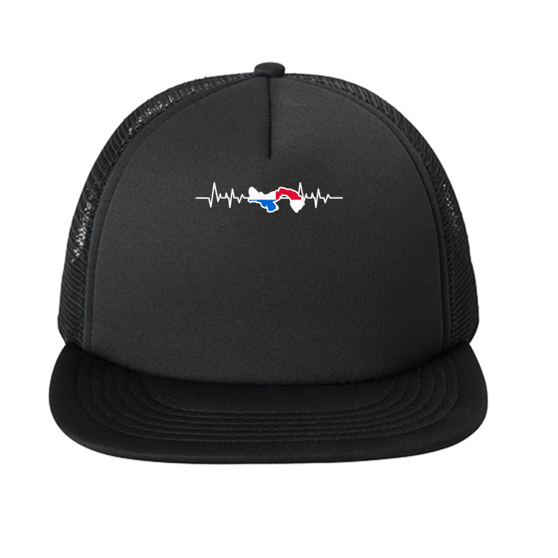 Panamanian Flag Heartbeat Panama Foam Snapback hat by ToraHernton | Artistshot