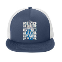 One Step At A Time One Jab At A Time One Round At A Time T S Foam Snapback Hat | Artistshot