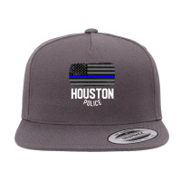 City Of Houston Police Officer Texas Policeman T Shirt 5 Panel Snapback Cap | Artistshot