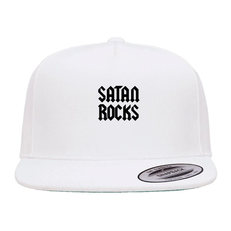 Satan Rocks 5 panel snapback cap by AurelioGarciaBeltran | Artistshot