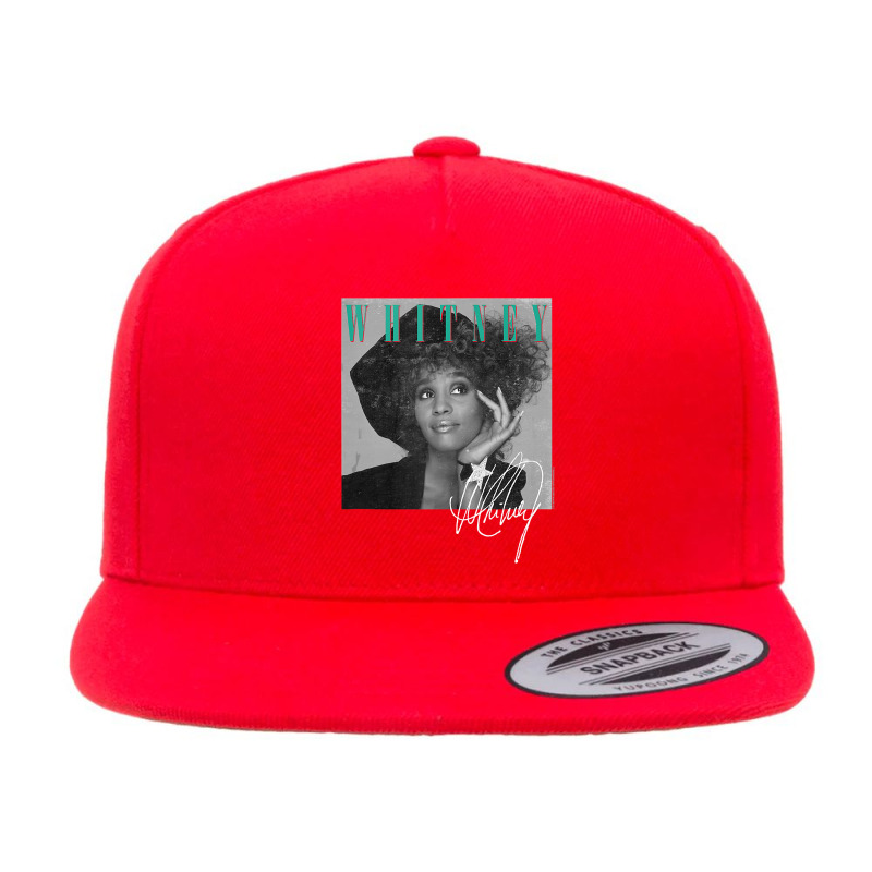 Whitney Houston Shooting Star 5 Panel Snapback Cap | Artistshot