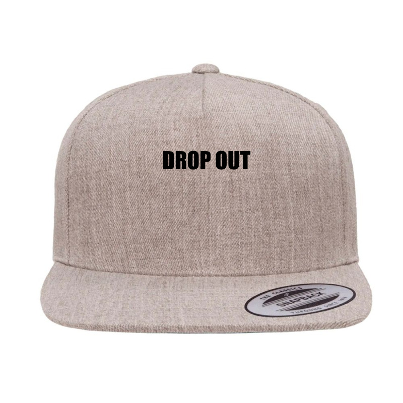 Drop Out 5 Panel Snapback Cap | Artistshot