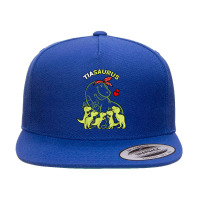 Tiasaurus Tia 5 Kids Dinosaur Aunt Auntie Tita 5 Panel Snapback Cap | Artistshot