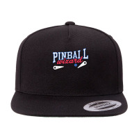 Retro Pinball Wizard Print Tshirt Arcade Game Lover T Shirt 5 Panel Snapback Cap | Artistshot