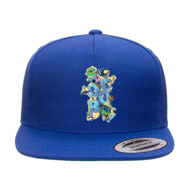 Scoob! Title Stacked 5 panel snapback cap by Kenruhaea79 | Artistshot