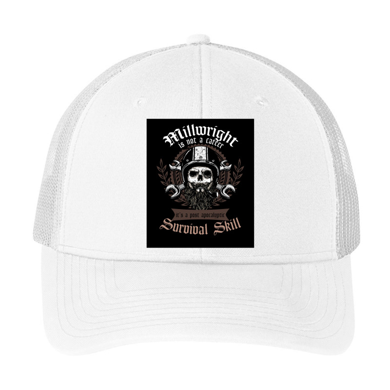 Awesome Is Not A Career Its A Post Apocalyptic Survival Ski Pa Trucker Cap | Artistshot