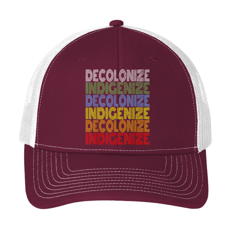 Decolonize Indigenize Shirt Native American Education Gift T Shirt Pa Trucker Cap | Artistshot