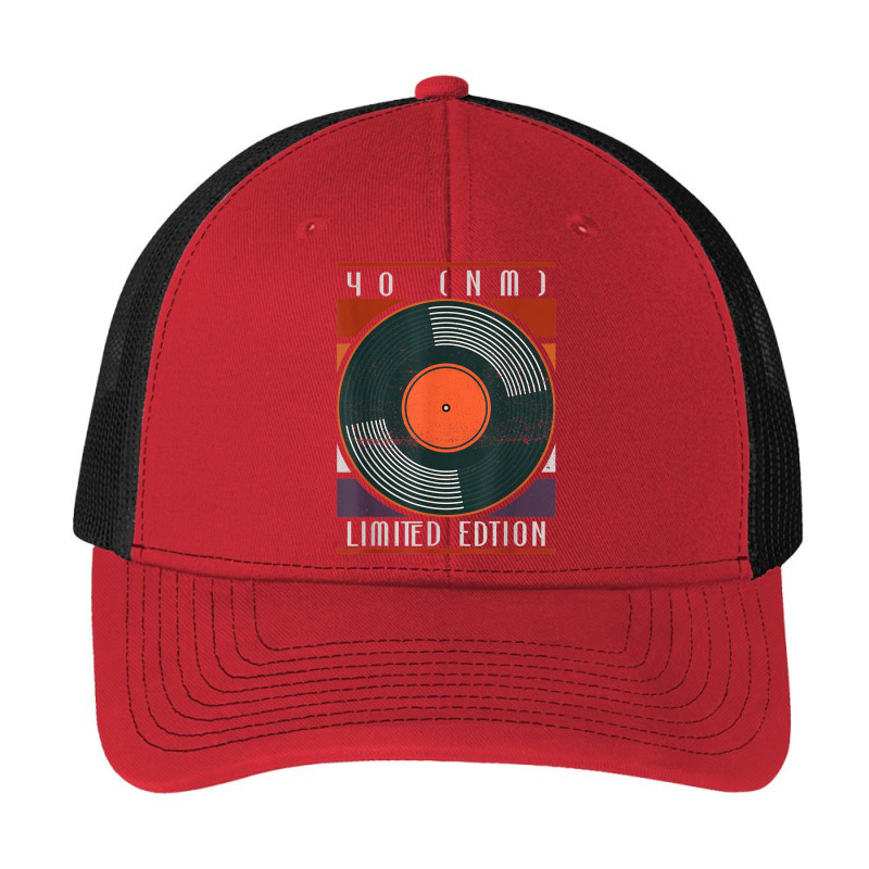 40 Near Mint Limited Edition   Vinyl Records 40th Birthday Pa Trucker Cap by Luxuriate | Artistshot