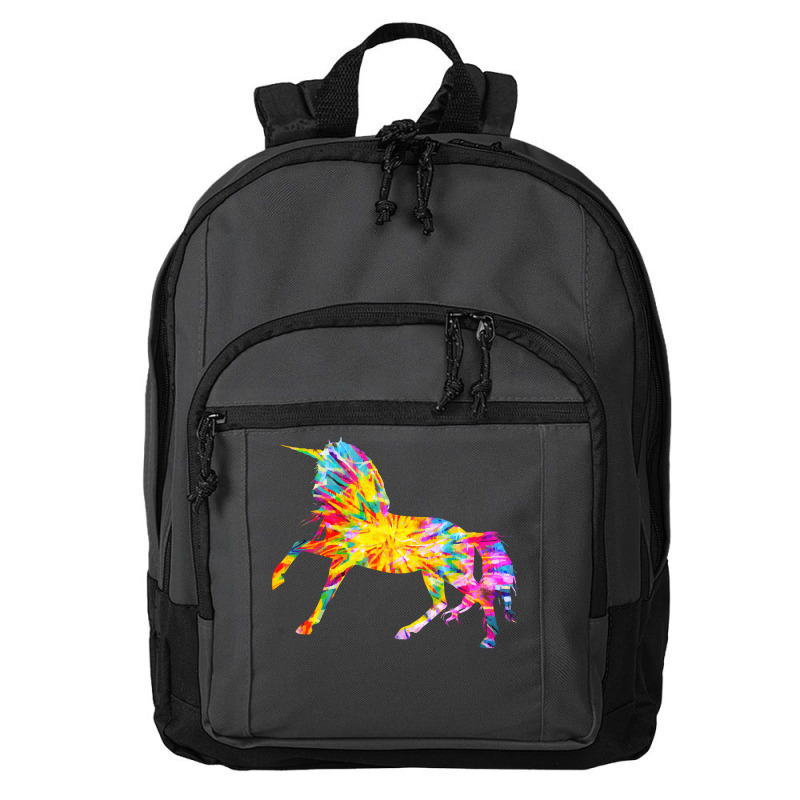 Tie Dye T  Shirt T I E D Y E U N I C O R N T  Shirt Basic Backpack | Artistshot