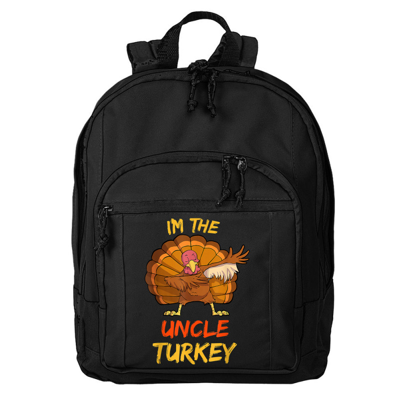 Uncle Turkey Matching Family Group Thanksgiving Party Pajama Basic Backpack | Artistshot