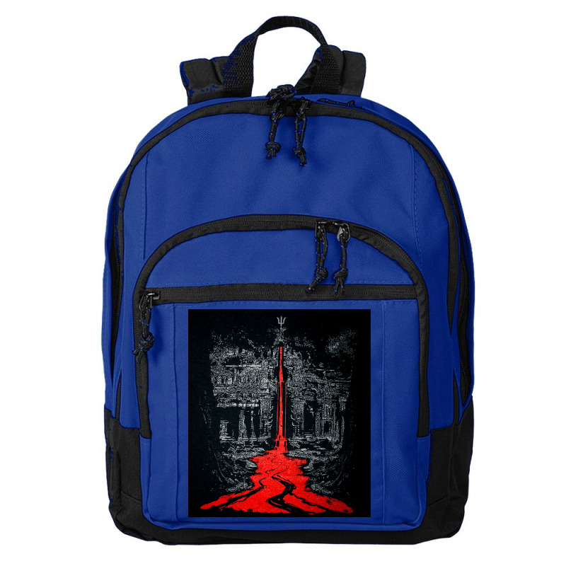 Temple Of The Bleeding Trident, Shiva, Trishul, Temple Of The Bleeding Basic Backpack | Artistshot