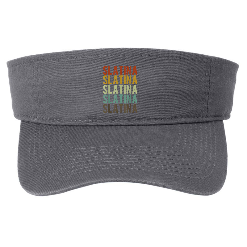 Slatina City Romania Retro T Shirt Fashion Visor | Artistshot