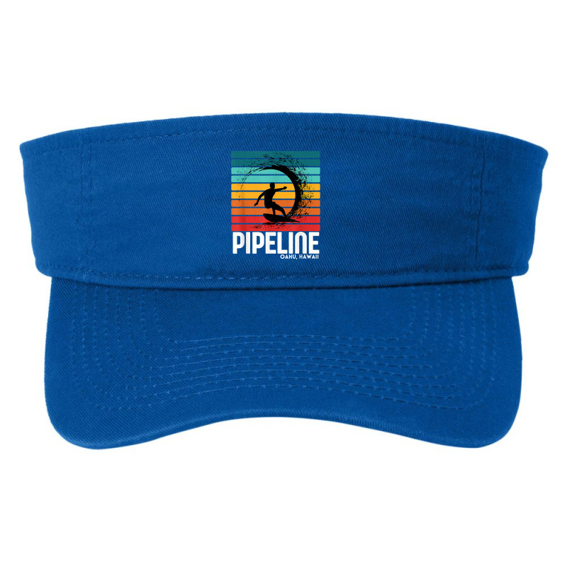 Surf Pipeline Oahu Beach Vintage Retro Surfing T Shirt Fashion Visor | Artistshot