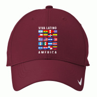 All Latin American Flags Countries Viva Latino America Tee T Shirt Nike Dri-fit Cap | Artistshot