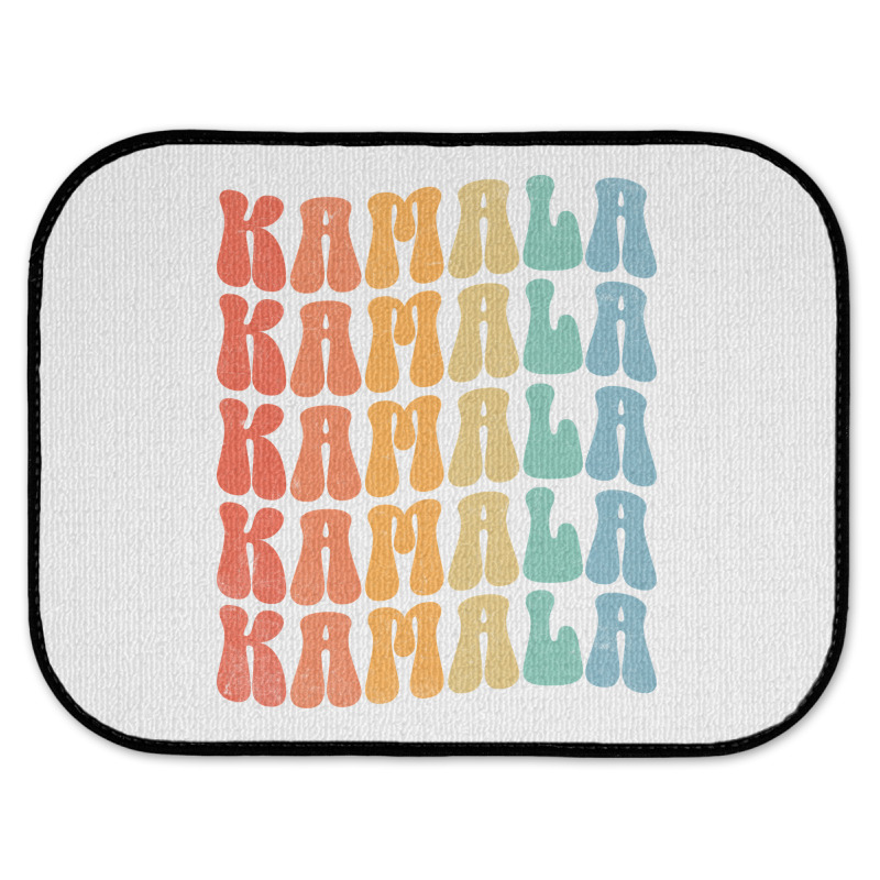 Vintage Kamala Typography Rear Car Mat | Artistshot