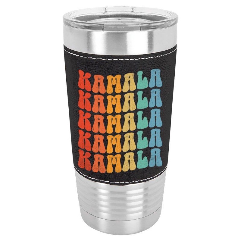 Vintage Kamala Typography Leatherette Tumbler | Artistshot