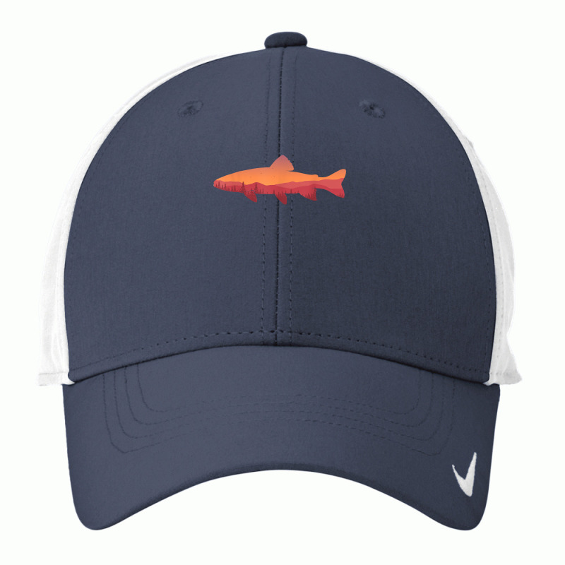 Fly Fishing Tshirt, Trout Fishing Tee, Fishing Lover T Shirt Nike Dri-fit Cap | Artistshot