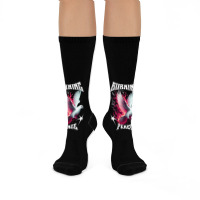 Burning Peage Crew Socks | Artistshot