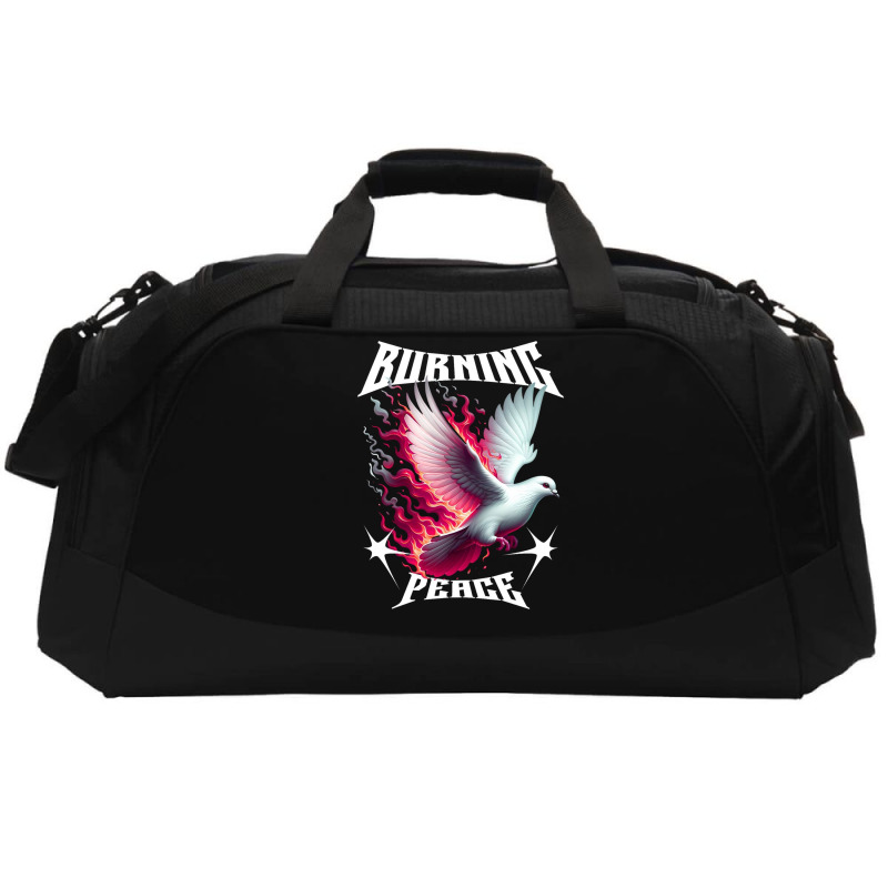 Burning Peage Active Duffel | Artistshot