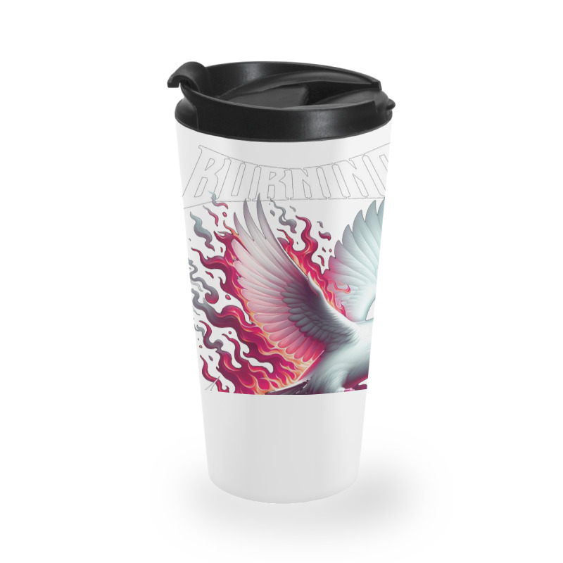 Burning Peage Travel Mug | Artistshot