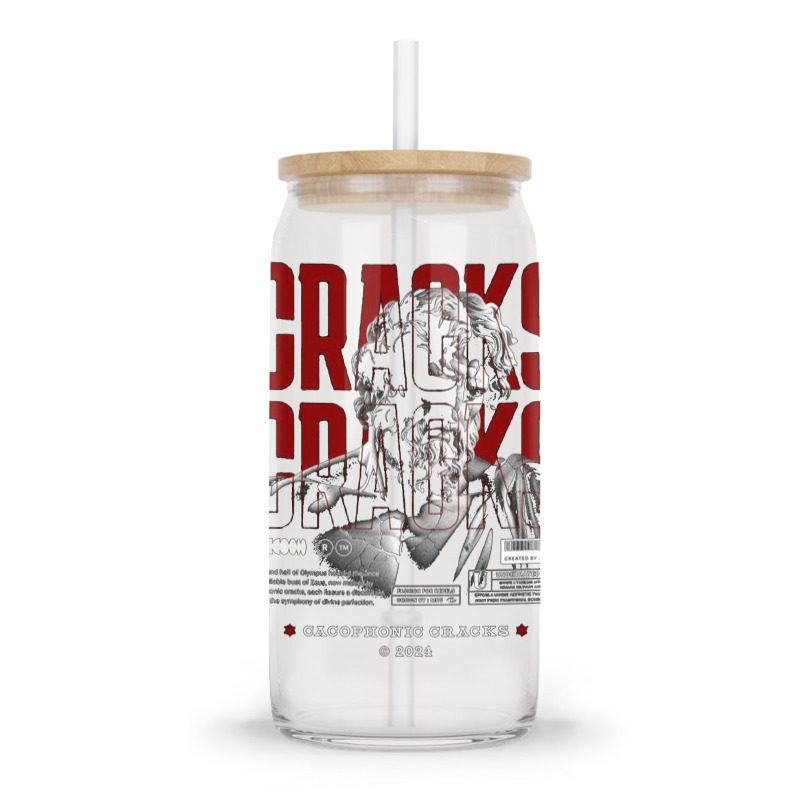 Cacophonic Cracks Glass Tumbler | Artistshot