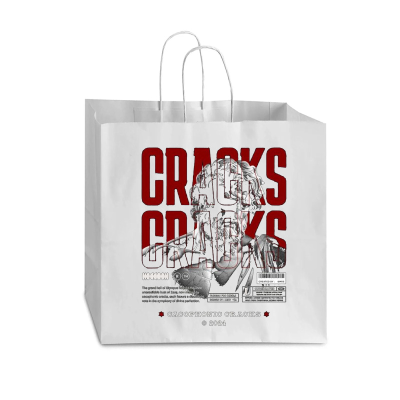 Cacophonic Cracks Vogue Paper Bag - 16 X 6 X 12 | Artistshot