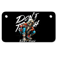 Don't Touch Motorcycle License Plate | Artistshot