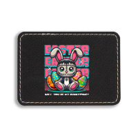 Easter Bunnytime Rectangle  Leatherette Patch | Artistshot