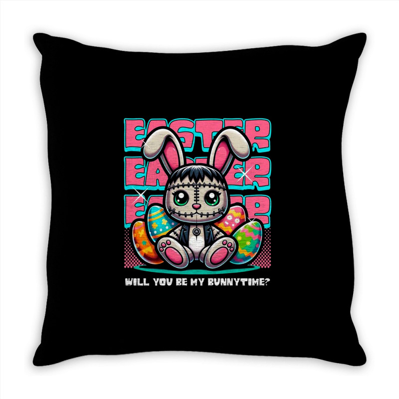 Easter Bunnytime Throw Pillow | Artistshot