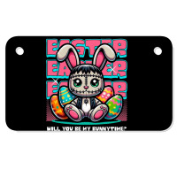 Easter Bunnytime Motorcycle License Plate | Artistshot