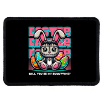 Easter Bunnytime Rectangle Patch | Artistshot