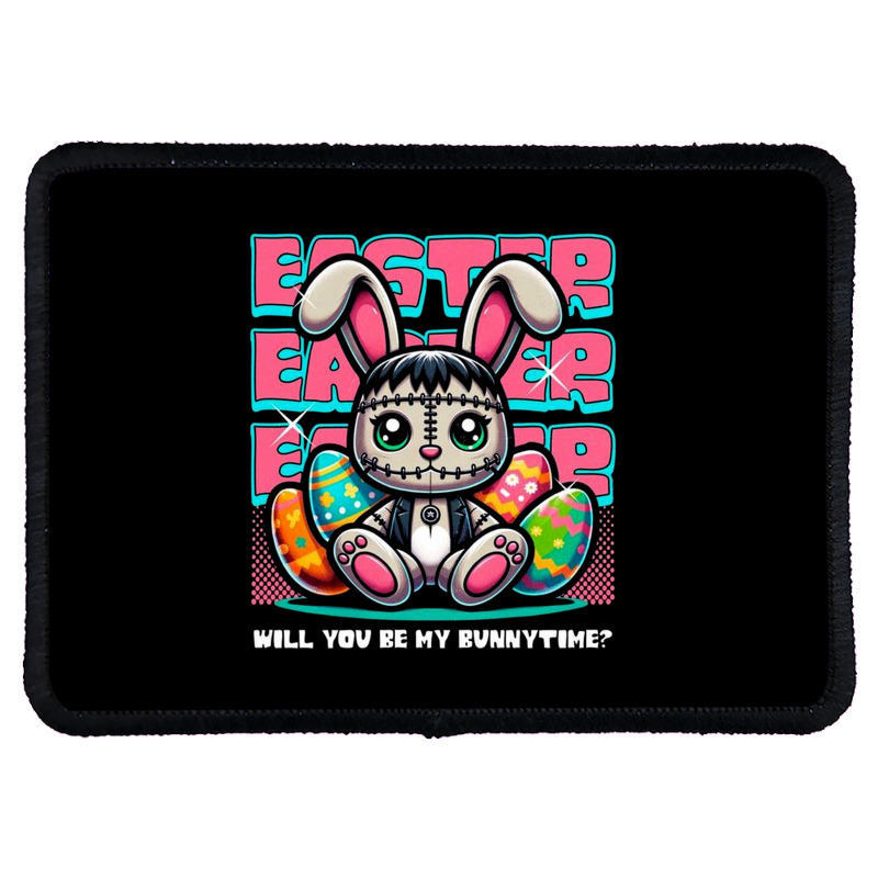 Easter Bunnytime Rectangle Patch | Artistshot