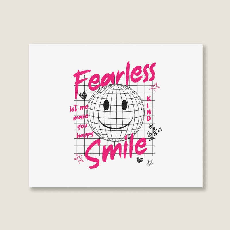 Fearless Smile Landscape Canvas Print | Artistshot