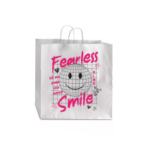 Fearless Smile Jumbo Paper Bag - 18 X 7 X 18 3/4 | Artistshot