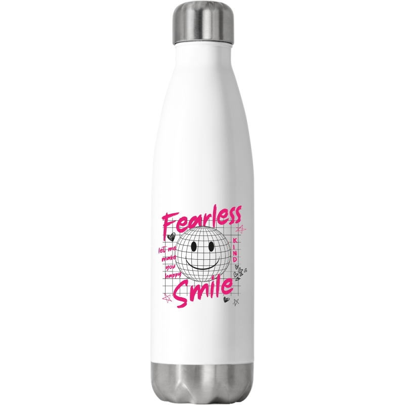 Fearless Smile Stainless Steel Water Bottle | Artistshot