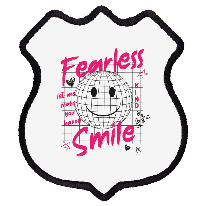 Fearless Smile Shield Patch | Artistshot