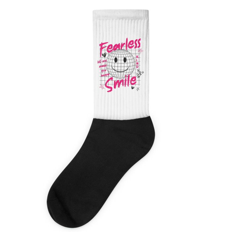 Fearless Smile Socks | Artistshot