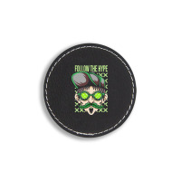 Follow The Hype Round Leatherette Patch | Artistshot