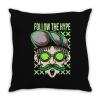 Follow The Hype Throw Pillow | Artistshot