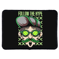 Follow The Hype Rectangle Patch | Artistshot