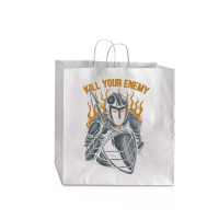 Kill Your Enemy Jumbo Paper Bag - 18 X 7 X 18 3/4 | Artistshot