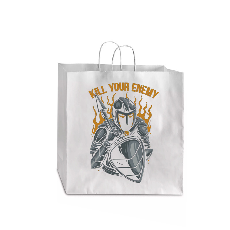 Kill Your Enemy Jumbo Paper Bag - 18 X 7 X 18 3/4 | Artistshot