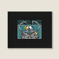 Love Till Death Landscape Canvas Print | Artistshot