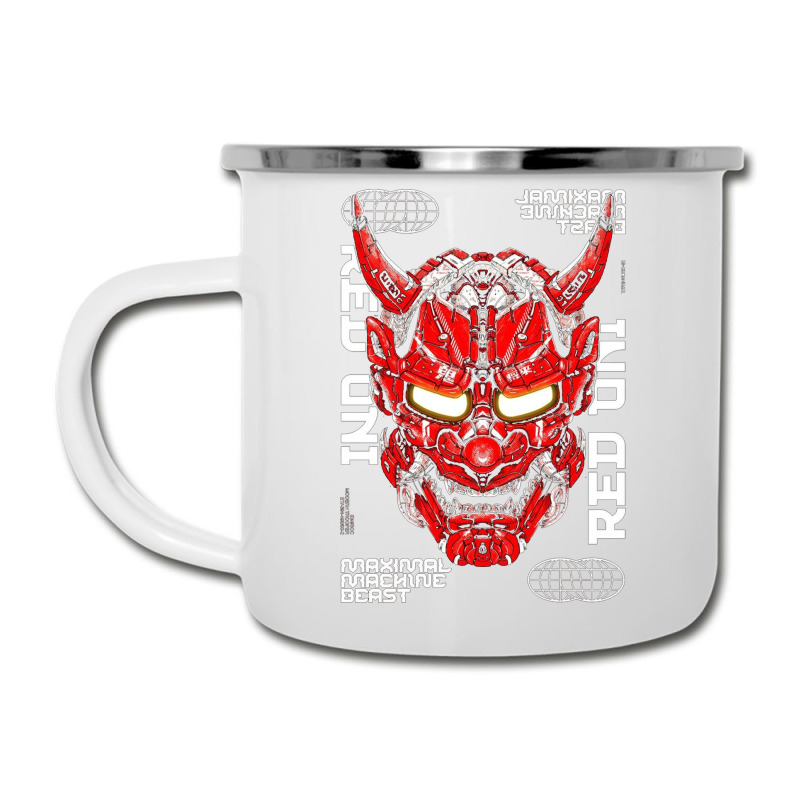 Red Oni Mask Mecha Demon Camper Cup | Artistshot