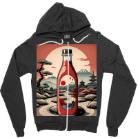 Funny Weird Art Ketchup Zipper Hoodie | Artistshot