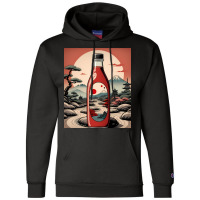 Funny Weird Art Ketchup Champion Hoodie | Artistshot