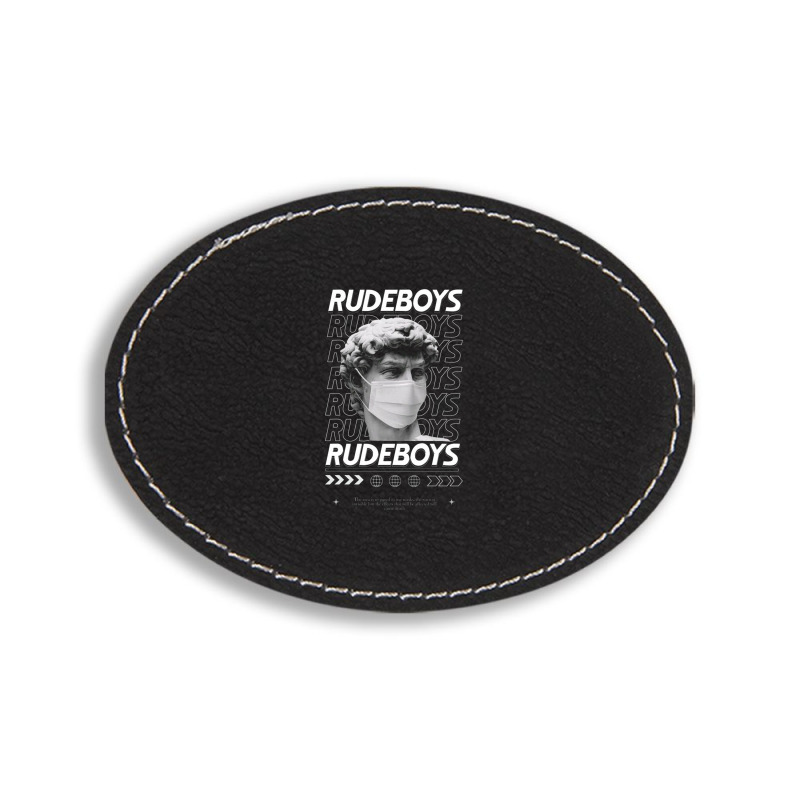 Rudeboys Oval Leatherette Patch | Artistshot