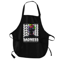 Sadness Medium-length Apron | Artistshot