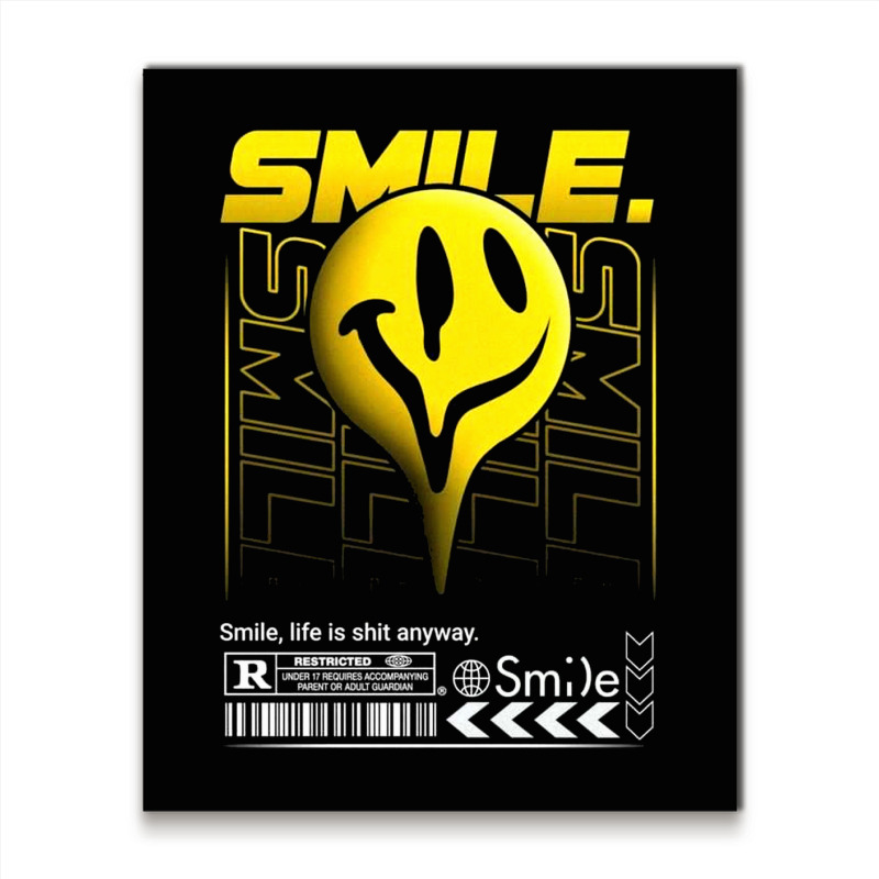 Smile Metal Print Vertical | Artistshot