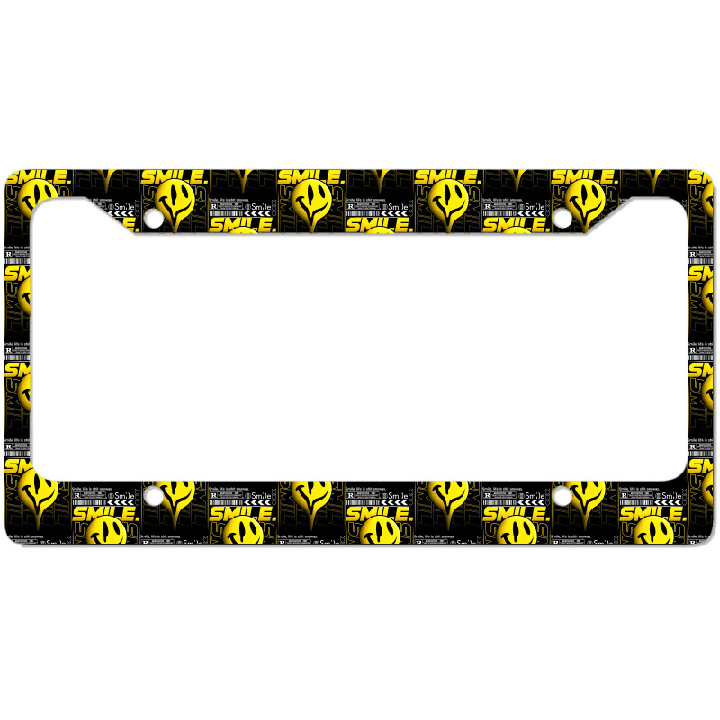 Smile License Plate Frame | Artistshot